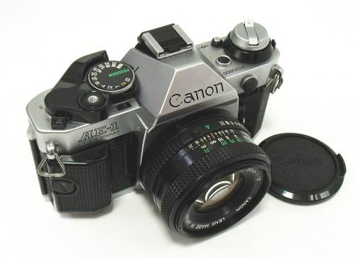販売済み 中古 キヤノン AE-1 PROGRAM シルバー NFD50mmF1.8付