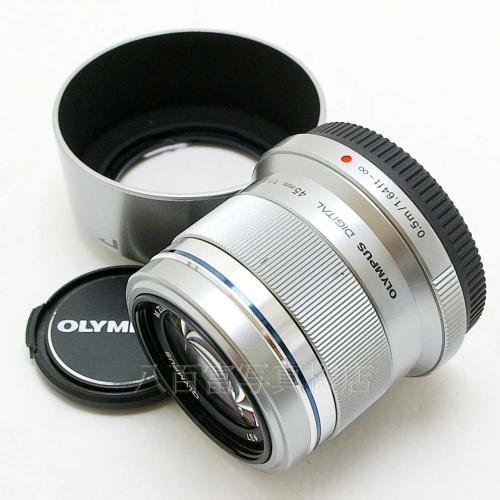 中古 オリンパス M.ZUIKO DIGITAL 45mm F1.8 シルバー OLYMPUS マイクロフォーサーズ 【中古レンズ】 08380