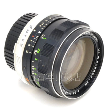 【中古】 ミノルタ MC ROKKOR 28mm F3.5 minolta ロッコール 中古交換レンズ 44106