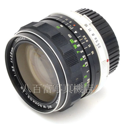 【中古】 ミノルタ MC ROKKOR 28mm F3.5 minolta ロッコール 中古交換レンズ 44106