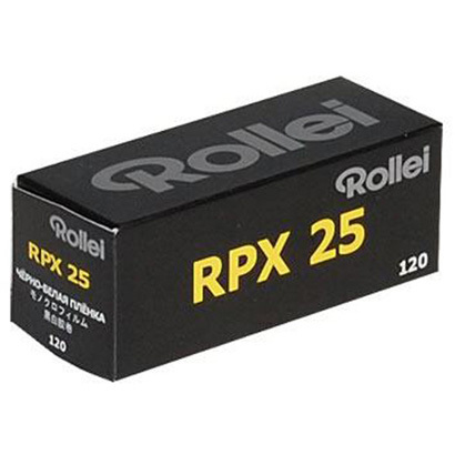 ローライ　RPX 25 120-12枚撮り  [35mm白黒フィルム]　Rollei
