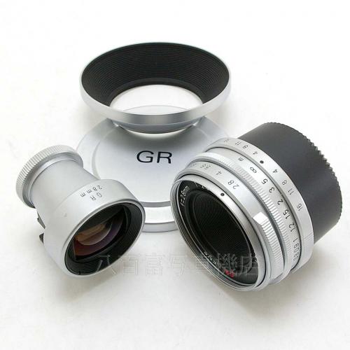 中古 リコー GRレンズ 28mm F2.8 ライカLマウント シルバー RICOH 【中古レンズ】 13413