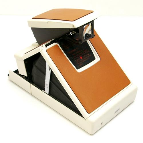 中古 ポラロイド SX-70 LAND CAMERA MODEL 2 白/茶 600仕様 Polaroid