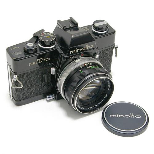 中古 ミノルタ SRT101 ブラック 55mm F1.7 セット minolta