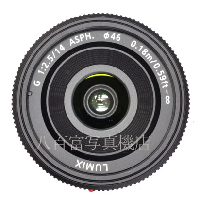 【中古】 パナソニックLUMIX G 14mm/F2.5 ASPH ブラック マイクロフォーサーズ用 Panasonic ルミックス H-H014 中古交換レンズ 45572