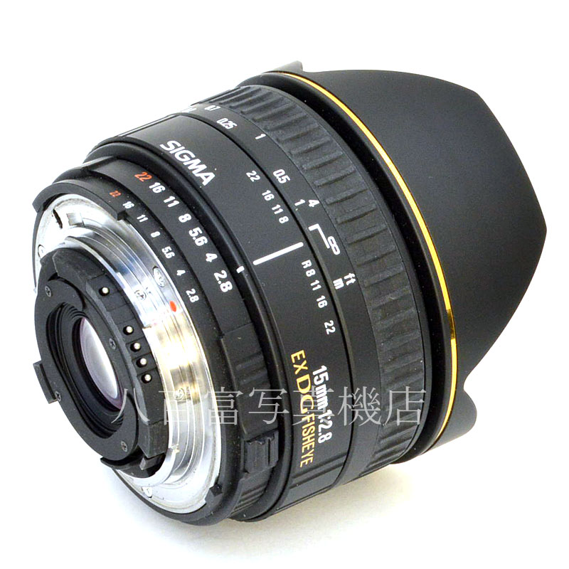 【中古】 シグマ Fisheye 15mm F2.8 EX DG　ニコンAF用 SIGMA フィッシュアイ 中古交換レンズ 50043