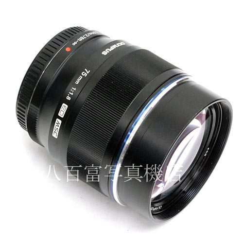 【中古】 オリンパス M.ZUIKO DIGITAL ED 75mm F1.8 ブラック OLYMPUS 40827