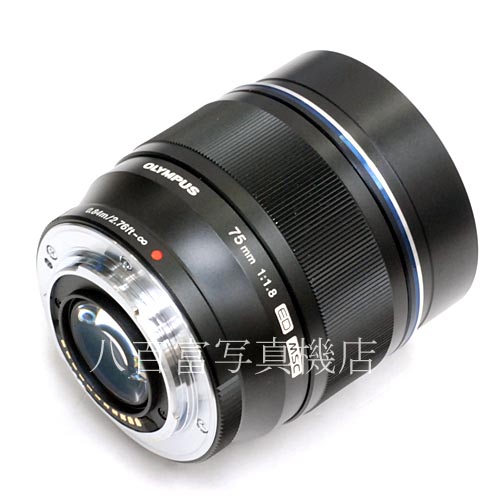 【中古】 オリンパス M.ZUIKO DIGITAL ED 75mm F1.8 ブラック OLYMPUS 40827