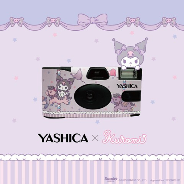 ヤシカ Single Use Film Camera / Kuromi Playground / YASHICA YAS-SC140S-KU / 27枚撮り [使い切りフィルムカメラ]