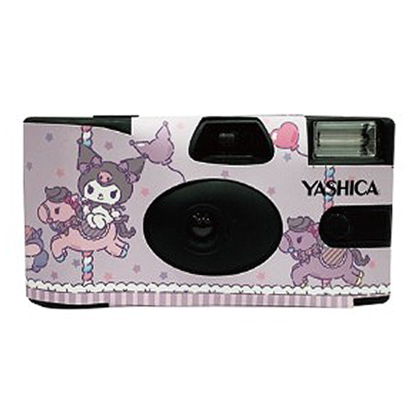 ヤシカ Single Use Film Camera / Kuromi Playground / YASHICA YAS-SC140S-KU / 27枚撮り [使い切りフィルムカメラ]