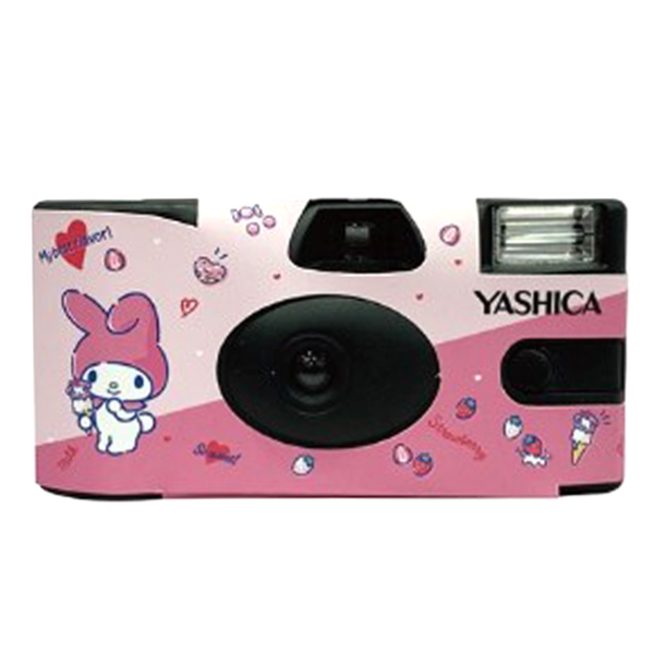 ヤシカ Single Use Film Camera / My Melody Candyland / YASHICA YAS-SC140S-ML / 27枚撮り [使い切りフィルムカメラ]