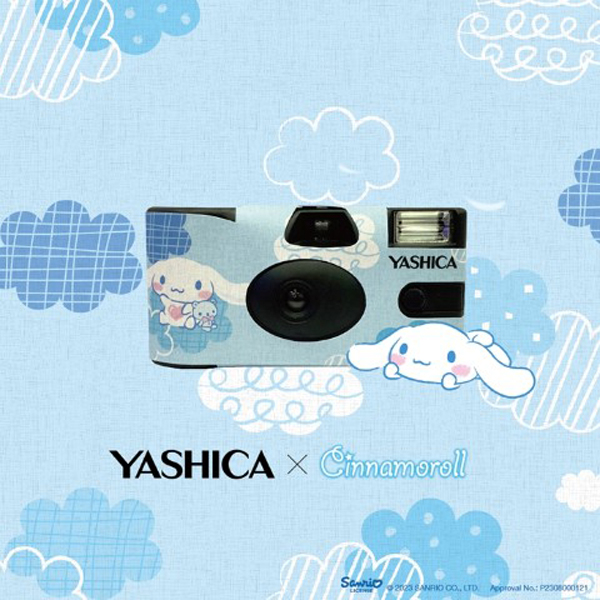 ヤシカ Single Use Film Camera / Cinnamoroll Fluffy World / YASHICA YAS-SC140S-CN / 27枚撮り [使い切りフィルムカメラ]