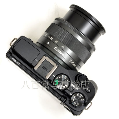 【中古】 キヤノン EOS M3 EF-M 15-45mmセット ブラック Canon 中古デジタルカメラ 45566