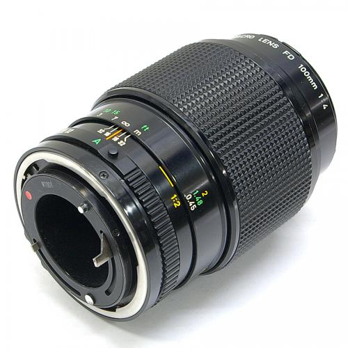 中古 キヤノン New FD MACRO 100mm F4 等倍リング セット Canon 【中古