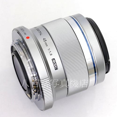 【中古】 オリンパス M.ZUIKO DIGITAL 45mm F1.8 シルバー マイクロフォーサーズ OLYMPUS ズイコー 中古レンズ　35299