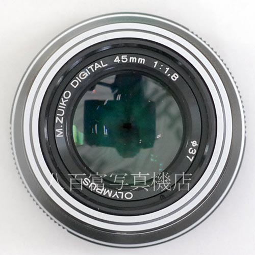 【中古】 オリンパス M.ZUIKO DIGITAL 45mm F1.8 シルバー マイクロフォーサーズ OLYMPUS ズイコー 中古レンズ　35299