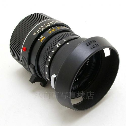 中古 ライカ SUMMICRON M 50mm F2 ブラック Leica 【中古レンズ】 13783