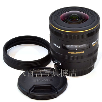 【中古】 シグマ 4.5mm F2.8 EX DC CIRCULAR FISHEYE HSM キヤノンEOS用 SIGMA 中古交換レンズ 41004