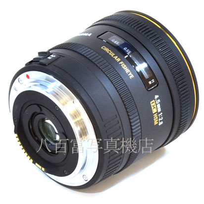 【中古】 シグマ 4.5mm F2.8 EX DC CIRCULAR FISHEYE HSM キヤノンEOS用 SIGMA 中古交換レンズ 41004