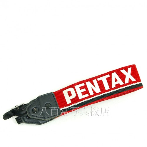 【中古】 ペンタックス オリジナルストラップ レッド PENTAX 中古アクセサリー 2500