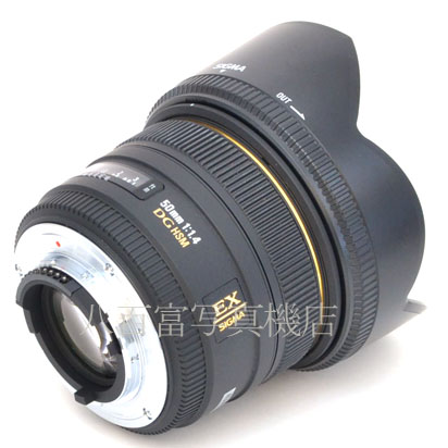 【中古】 シグマ 50mm F1.4 EX DG HSM ニコンAF用 SIGMA 中古交換レンズ 45902