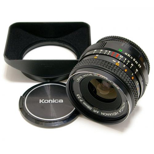 【新同】 中古 コニカ HEXANON AR 28mm F3.5 KONICA 【中古レンズ】