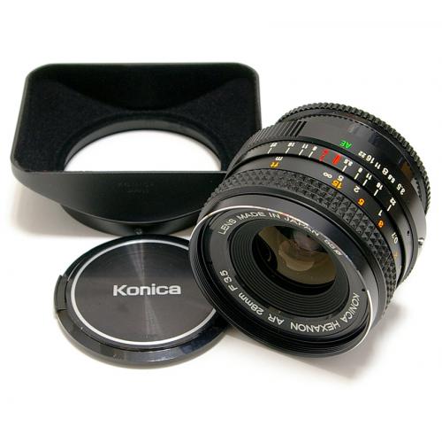 【新同】 中古 コニカ HEXANON AR 28mm F3.5 KONICA 【中古レンズ】