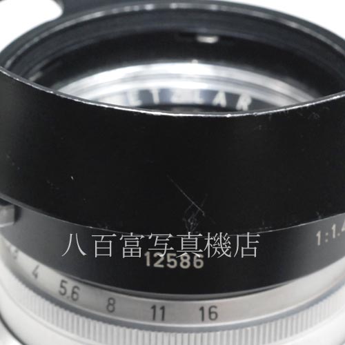 【中古】 ライカ ライツ ズミルックス 50mm F1.4 シルバー ライカMマウント Leica Leitz SUMMILUX  中古交換レンズ 40852