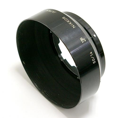 中古 ニコン Fマーク刻印入り 50mm F1.4 レンズフード Nikon