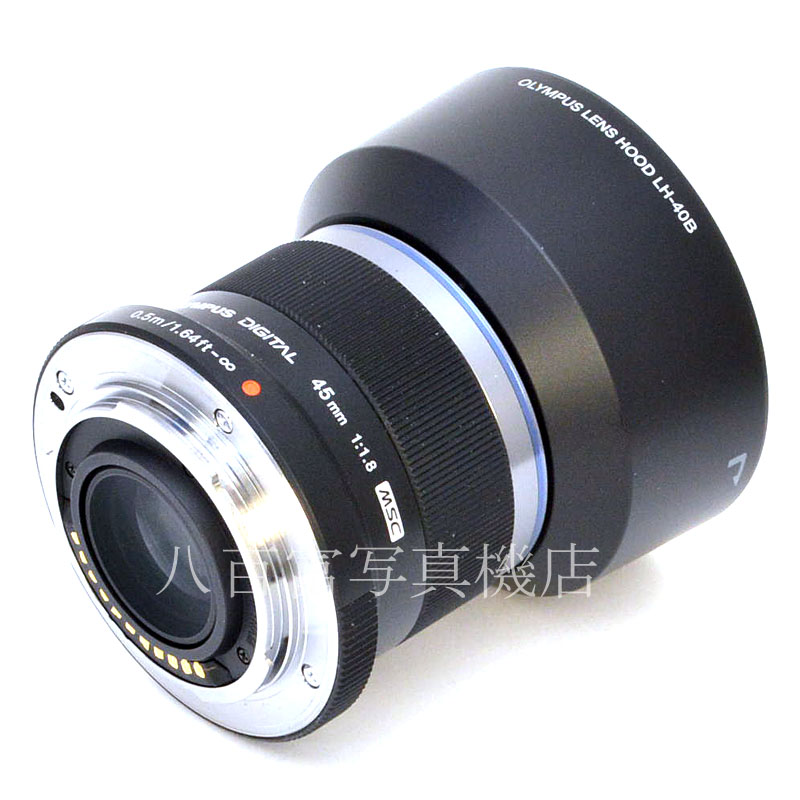 【中古】 オリンパス M.ZUIKO DIGITAL 45mm F1.8 ブラック OLYMPUS マイクロフォーサーズ 中古交換レンズ 50130