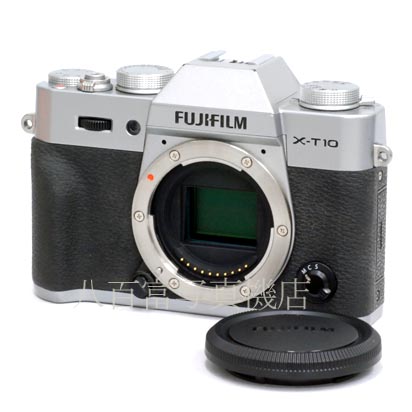 【中古】 フジフイルム X-T10 ボディ シルバー FUJIFILM 中古デジタルカメラ 40847