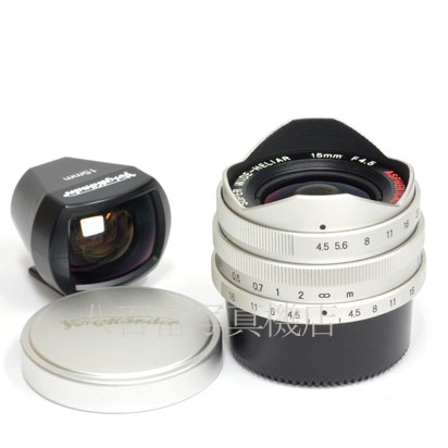 【中古】  フォクトレンダー スーパーワイドへリア 15mm F4.5 シルバー ライカL39スクリューマウントVoigtlander SUPER WIDE HELIAR 中古レンズ 45868