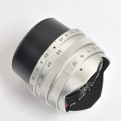 【中古】  フォクトレンダー スーパーワイドへリア 15mm F4.5 シルバー ライカL39スクリューマウントVoigtlander SUPER WIDE HELIAR 中古レンズ 45868