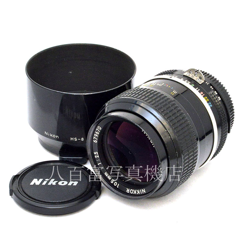 ニコン NIKON NIKKOR 105mm f=2.5 カメラレンズ