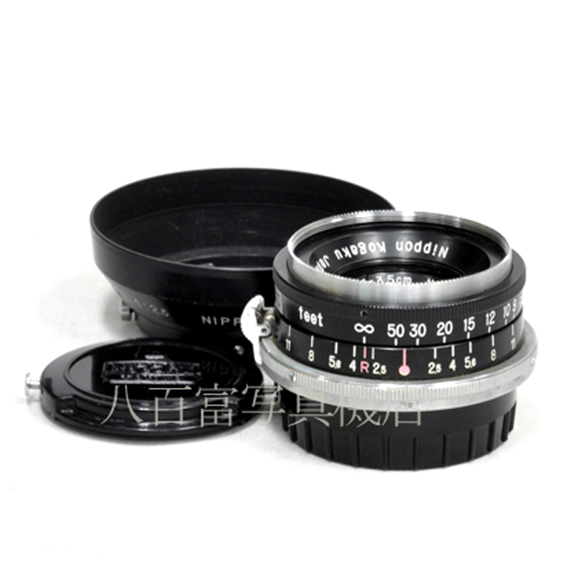 【中古】 ニコン W-Nikkor 3.5cm F2.5 ブラック Sマウント Nikon/ニッコール 中古交換レンズ 34740