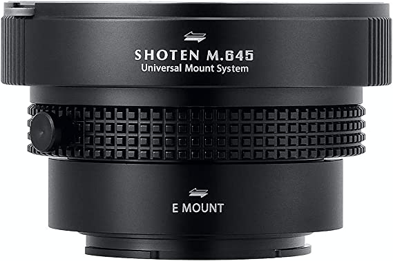 SHOTEN レンズマウントアダプター UMSシリーズ M645-SE-U（マミヤ645マウントレンズ → ソニーEマウント変換）焦点工房