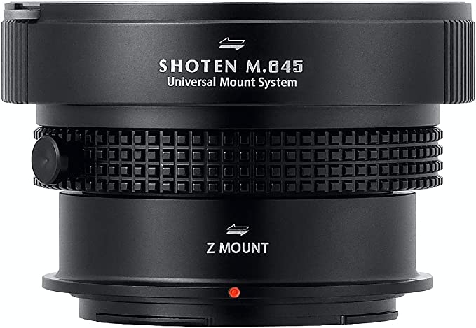 SHOTEN レンズマウントアダプター UMSシリーズ M645-NZ-U（マミヤ645マウントレンズ → ニコンZマウント変換）焦点工房