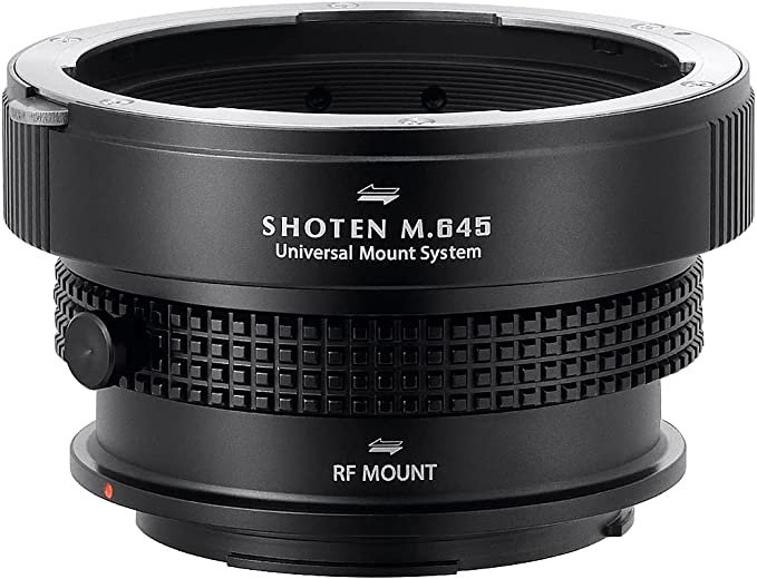 SHOTEN レンズマウントアダプター UMSシリーズ  M645-CR-U（マミヤ645マウントレンズ → キヤノンRFマウント変換）焦点工房