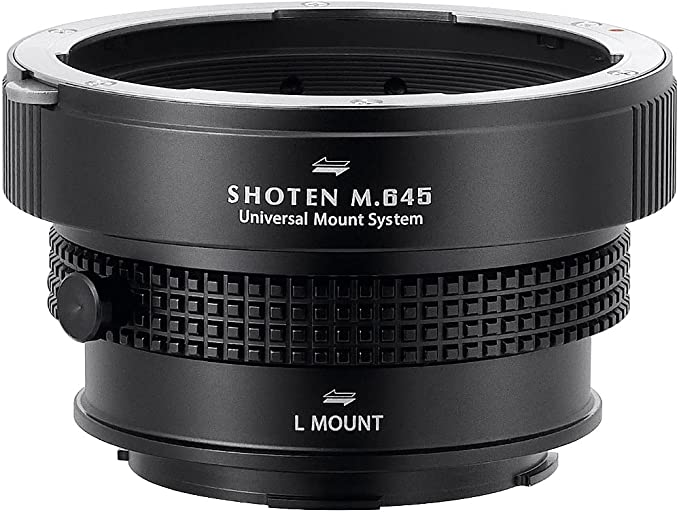 SHOTEN レンズマウントアダプター UMSシリーズ M645-LSL-U（マミヤ645マウントレンズ → Lマウント変換）焦点工房