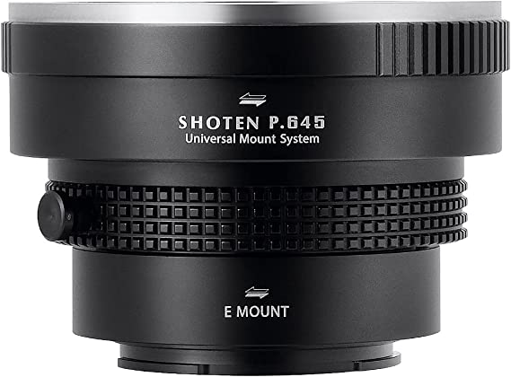 SHOTEN レンズマウントアダプター UMSシリーズ P645-SE-U（ペンタックス645マウントレンズ → ソニーEマウント変換）焦点工房