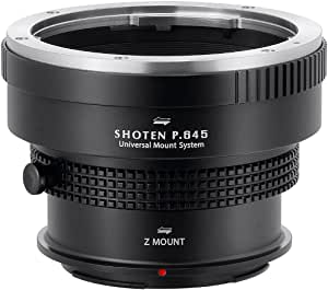 SHOTEN レンズマウントアダプター UMSシリーズ P645-NZ-U（ペンタックス645マウントレンズ → ニコンZマウント変換）焦点工房