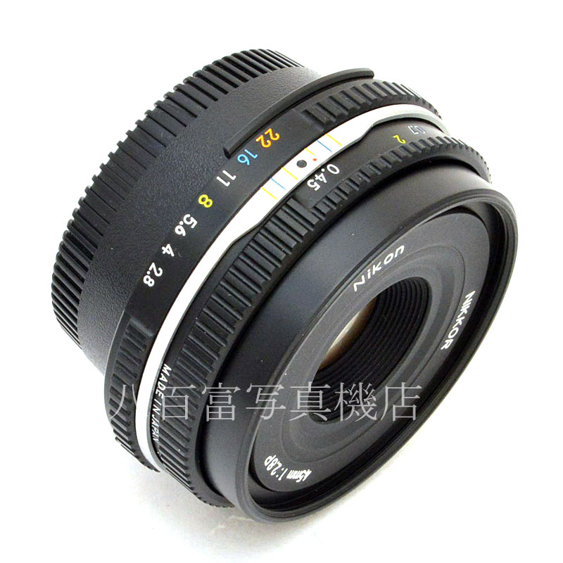 【中古】 ニコン Ai Nikkor 45mm F2.8P ブラック Nikon  ニッコール 中古交換レンズ 50282