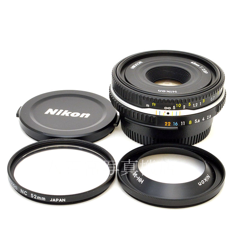 中古】 ニコン Ai Nikkor 45mm F2.8P ブラック Nikon ニッコール 中古