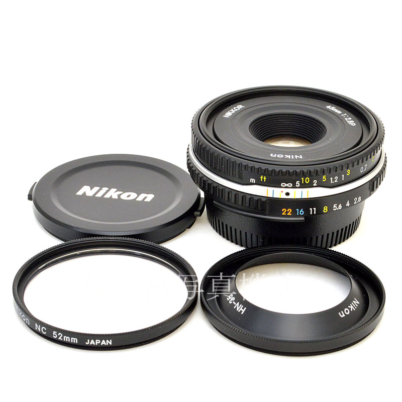 【美品】ニコン Nikon Ai-s 45mm F2.8 P ブラック