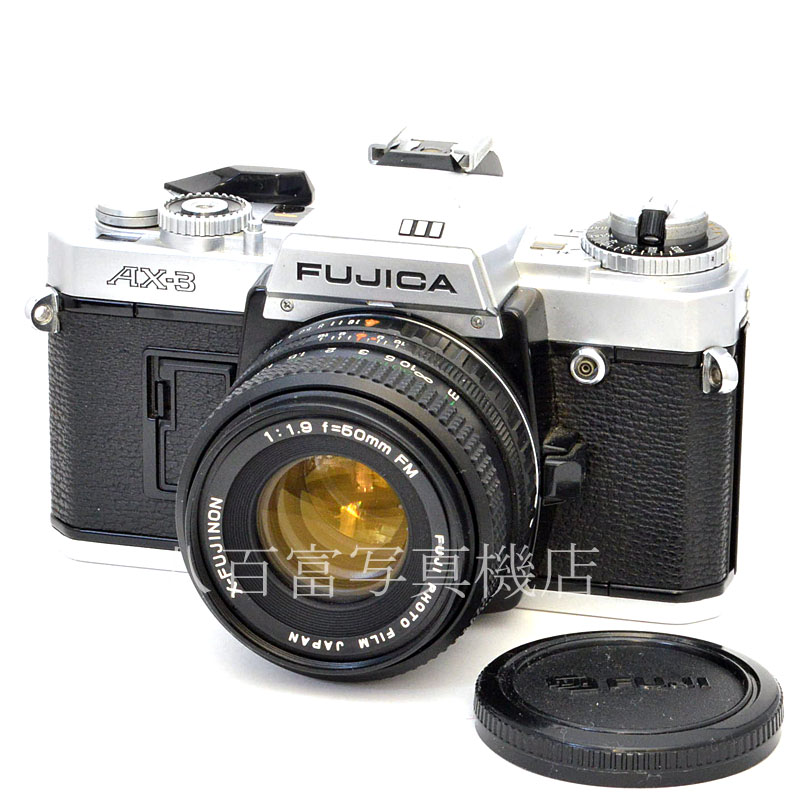 【中古】フジカ AX-3  シルバー 50mm F1.9 セット FUJICA 中古フイルムカメラ 50192