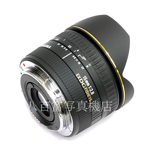 【中古】 シグマ Fisheye 15mm F2.8 EX DG キヤノンAF用 SIGMA フィッシュアイ 中古レンズ 35451