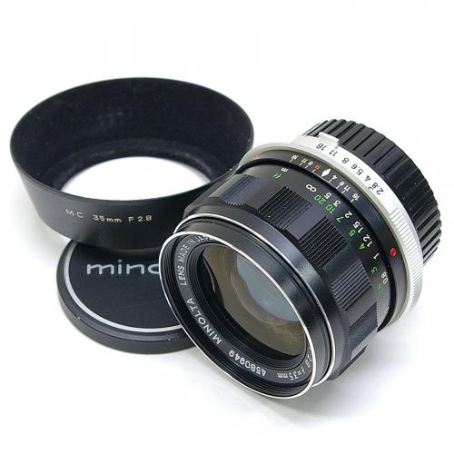 中古 ミノルタ MC ROKKOR 35mm F2.8 minolta 【中古レンズ】 08126