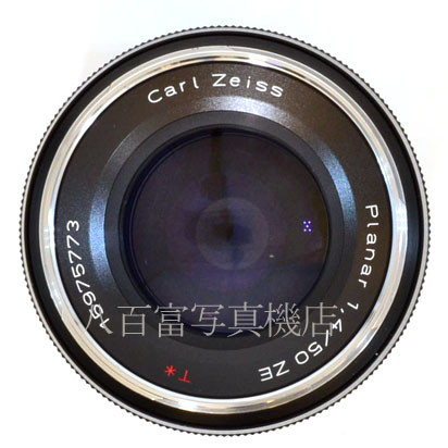 【中古】 ツアイス プラナー T* 50mm F1.4 ZE キヤノンEOS用 Zeiss Planar 中古交換レンズ 41227
