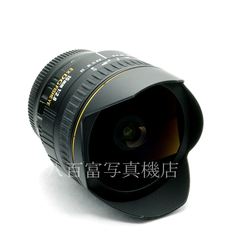 【中古】 シグマ Fisheye 15mm F2.8 EX DG ニコンAF用 SIGMA フィッシュアイ 中古交換レンズ 58280