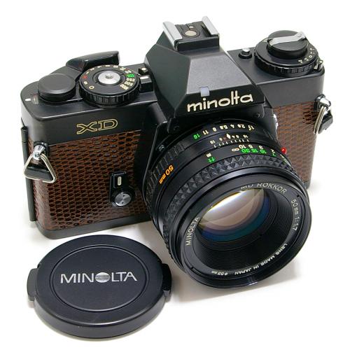 中古 ミノルタ XD ブラック 後期モデル 50mm F1.7 セット minolta 【中古カメラ】｜カメラのことなら八百富写真機店